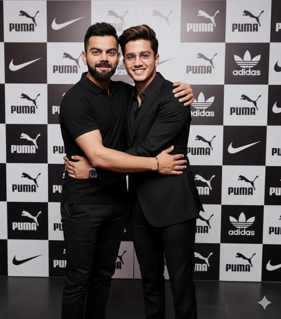 Stylish Men at Puma, Nike, Adidas Event - Black Outfit Inspiration